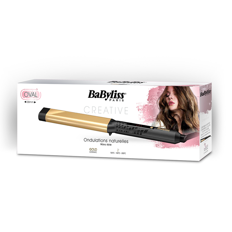 babyliss oval curling iron
